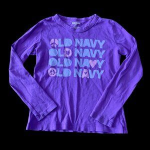 👣 5/$25 - Purple Long Sleeve Tee w/ Brand Logo